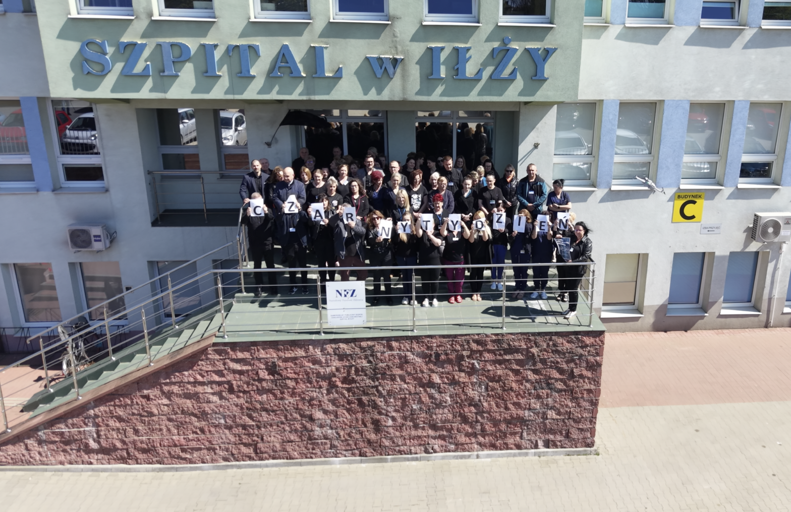 Trwa Czarny Protest szpitali powiatowych. Dlaczego protestują placówki w Iłży i Pionkach?