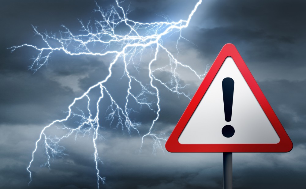Ostrzeżenie meteorologiczne dotyczące burz na terenie Powiatu Radomskiego.